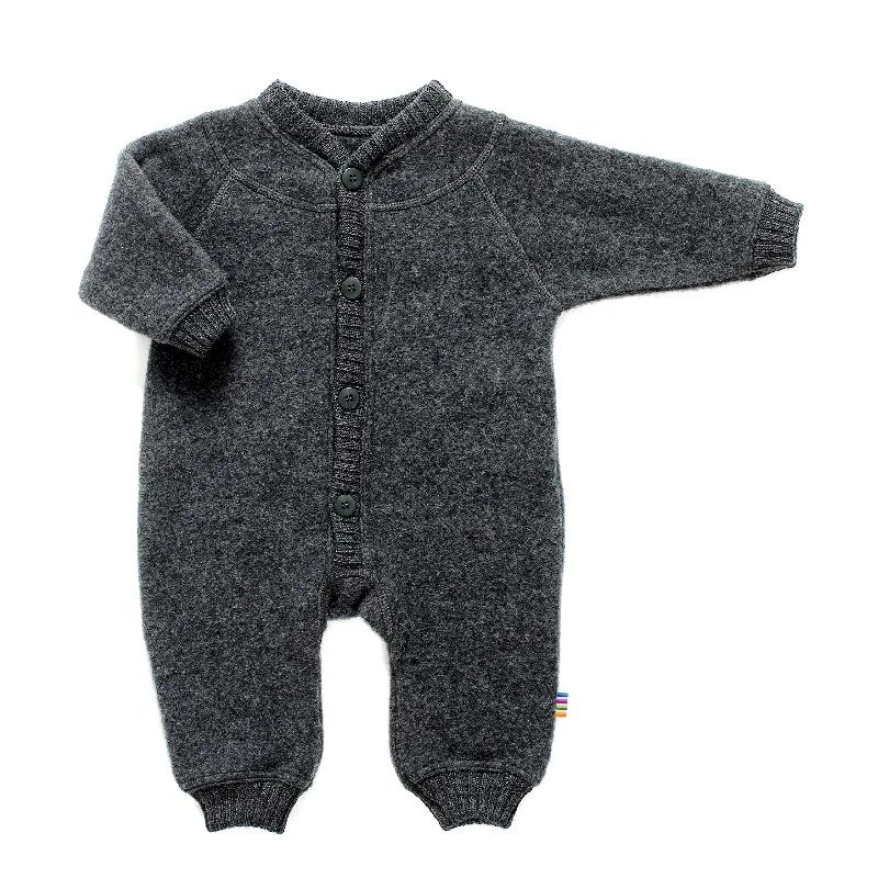 Joha Jumpsuit Wool Fleece Grey Pleated jumpsuit, Elegant, Feminine, Chic