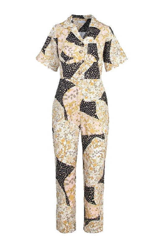 Greylin Kristie Patchwork Jumpsuit Structured jumpsuit, Tailored, Elegant, Professional