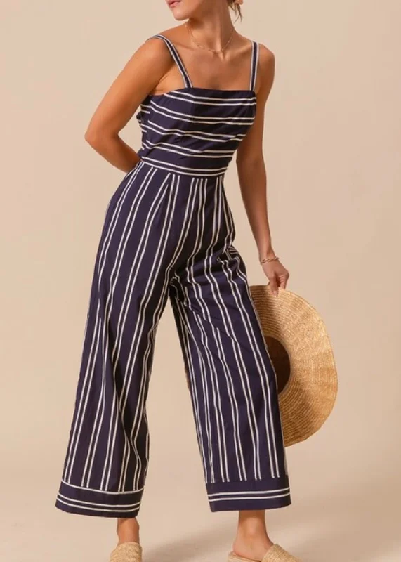 Layla Stripe Jumpsuit Trendy jumpsuit, Fashion-forward, Chic, Elegant