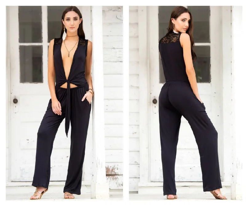 Mapale 1897 Jumpsuit Color Black Dressy jumpsuit, Formal wear, Elegant, Chic