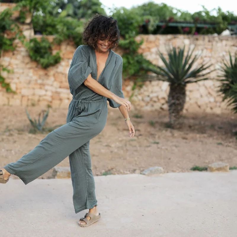 Nahuel Jumpsuit - Women - DS Double Saloo - S032 Ice Blue Off-shoulder jumpsuit, Sexy, Elegant, Fashionable Nahuel Jumpsuit - Women - DS Double Saloo - S032 Ice Blue Off-shoulder jumpsuit, Sexy, Elegant, Fashionable