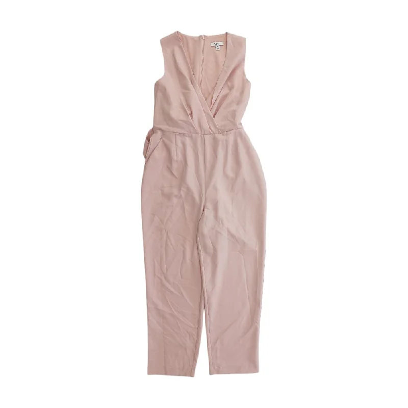 Pink Solid Jumpsuit Halter neck jumpsuit, Sexy, Elegant, Trendy
