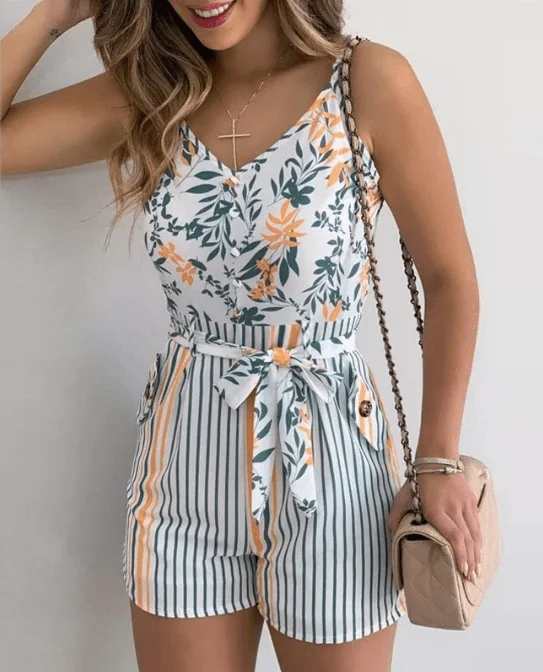White & Yellow Striped