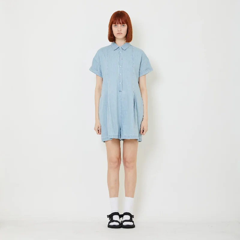 Women Jumpsuit - Light Blue - SW2409141A Sleeveless jumpsuit, Elegant, Fashionable, Comfortable