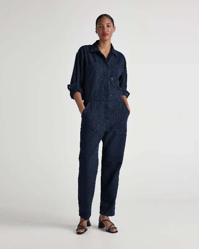 Uma Jumpsuit - Onyx Dry Off-shoulder wide-leg jumpsuit, Elegant, Fashionable, Stylish