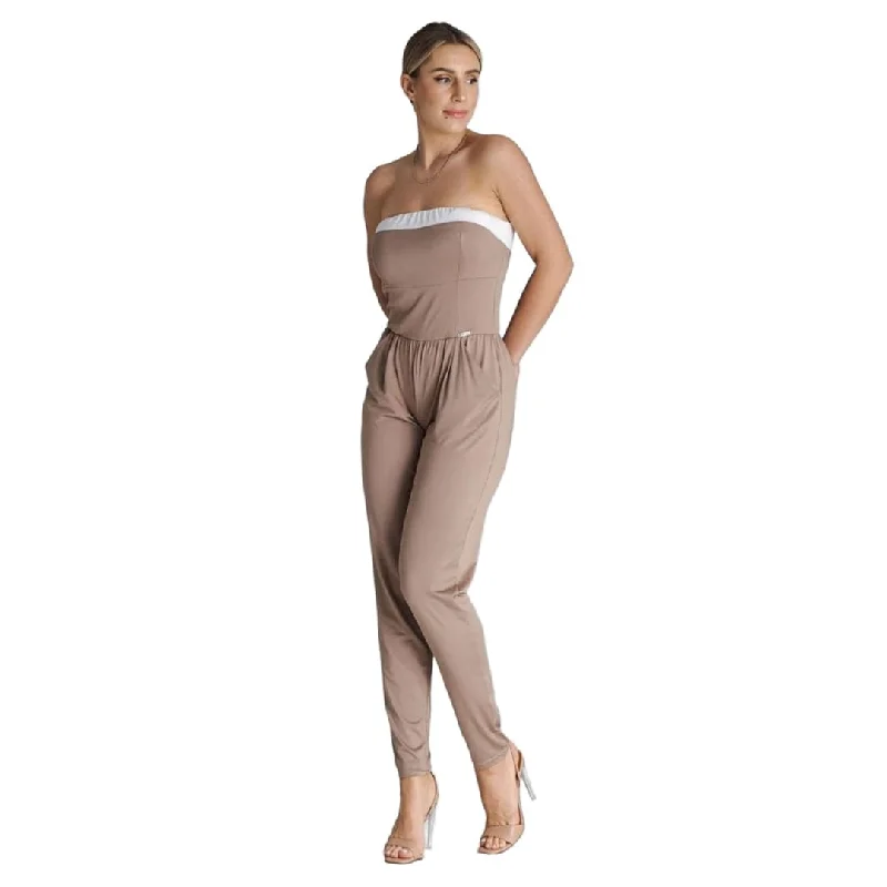 Urban Chic Strapless Jumpsuit Strap jumpsuit, Simple design, Casual, Everyday wear