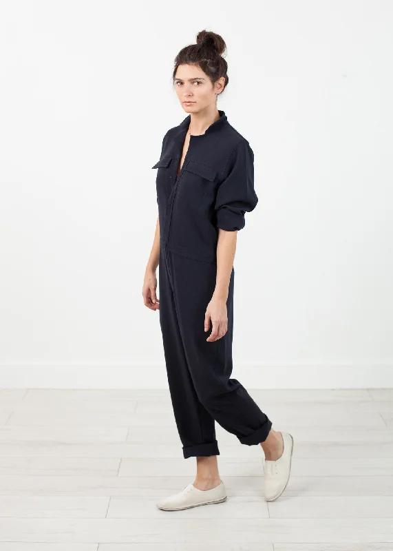 Worker Jumpsuit in Navy Vintage jumpsuit, Retro style, Trendy, Fashionable